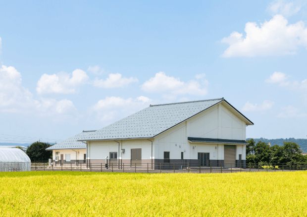 集落排水処理施設の維持管理業務の様子